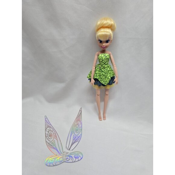 Disney Fairies Doll TinkerBell 2013 Jakks- Broken Wings - Picture 1 of 15